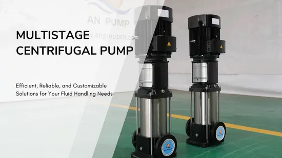 Electric Vertical Water Booster Centrifugal Multistage High Pressure Stainless Steel Pump